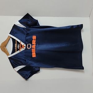 NFL Team Apparel Women's Blue White Orange Short Sleeve Top,  M